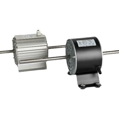 1hp डुअल शाफ्ट फैन मोटर 750W थ्री फेज 800-1300rpm कमर्शियल कंडेंसर फैन मोटर
