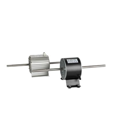 1hp डुअल शाफ्ट फैन मोटर 750W थ्री फेज 800-1300rpm कमर्शियल कंडेंसर फैन मोटर