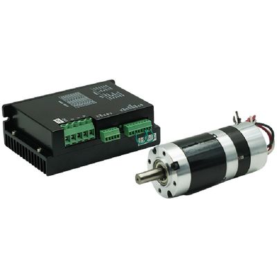 सटीक नियंत्रण उपकरण के लिए प्लैनेटरी गियरबॉक्स के साथ 56JBX DC24v 20-100W ब्रशलेस गियर वाली मोटर