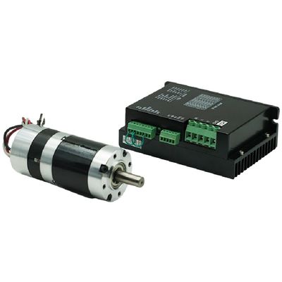 सटीक नियंत्रण उपकरण के लिए प्लैनेटरी गियरबॉक्स के साथ 56JBX DC24v 20-100W ब्रशलेस गियर वाली मोटर